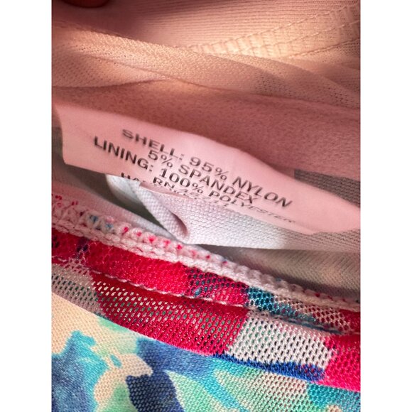 Wave Zone Women's Floral Halter Tankini Top Swimwear Size 12 Multicolor Padded - Picture 2 of 8